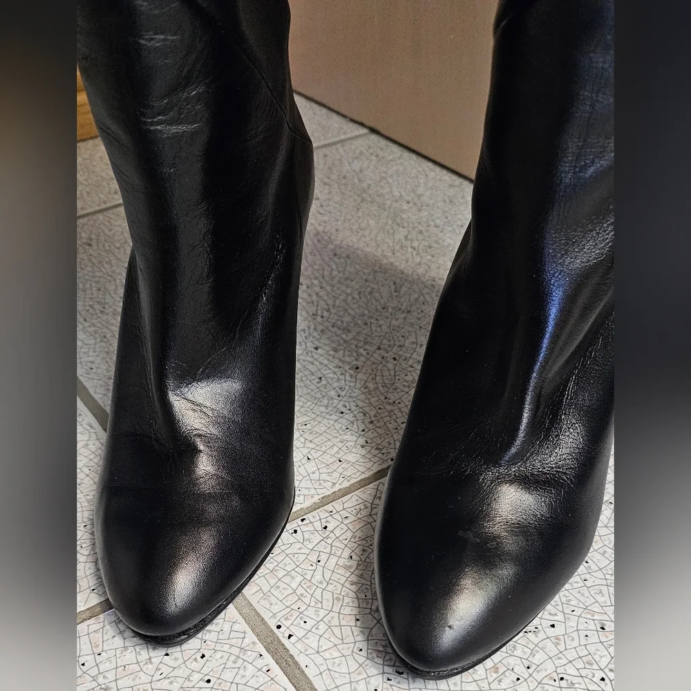 ~Vintage~ BALLY Mint Leather Boots - Picture 3 of 7